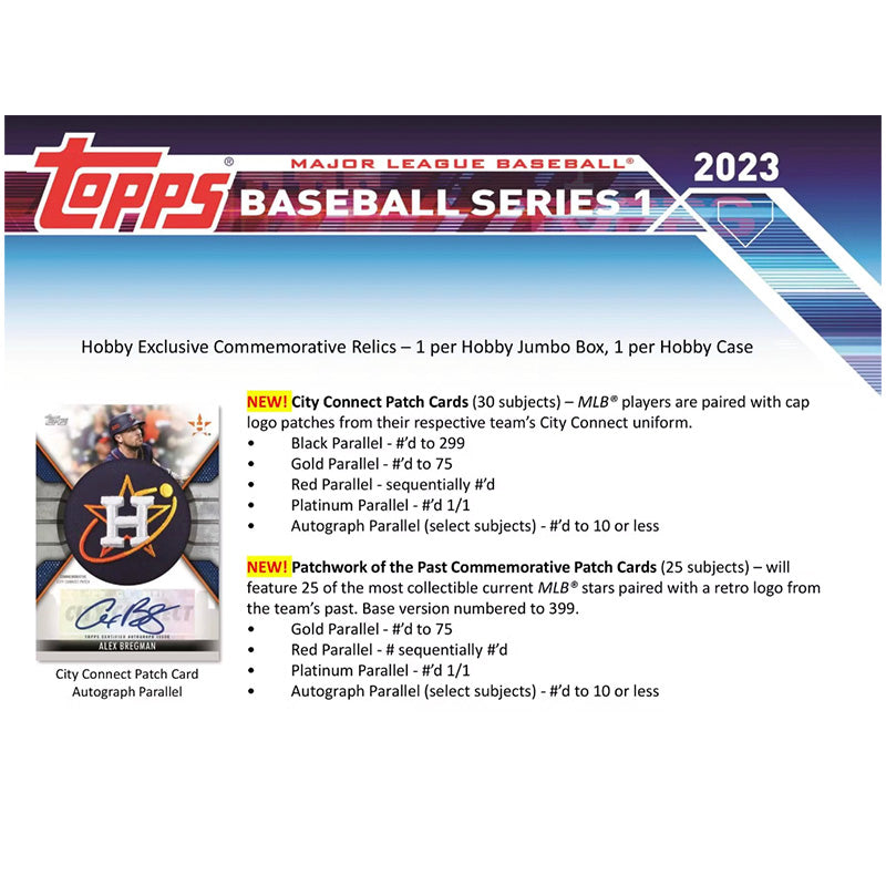 2023 Topps Series 1 Baseball Hobby Box